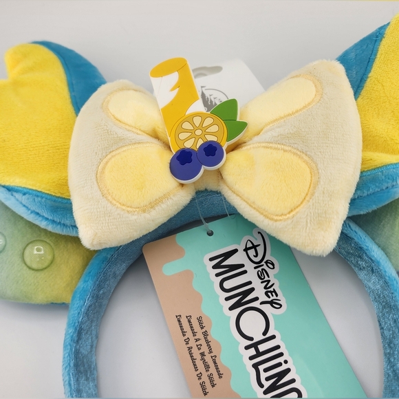 Disney Parks Munchlings STITCH BLUEBERRY LEMONADE Ears/Earband  NWT - Picture 5 of 11